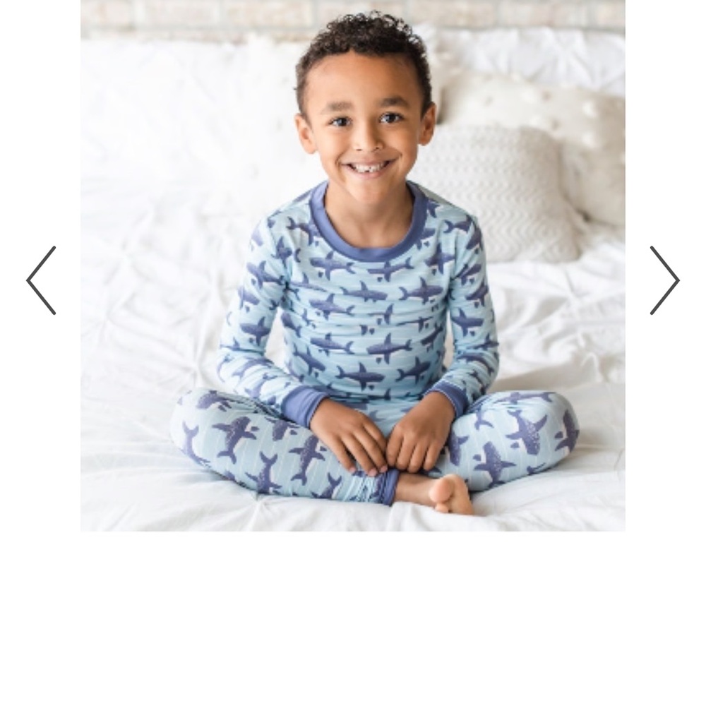Little Sleepies Blue OG shark Pajama Set